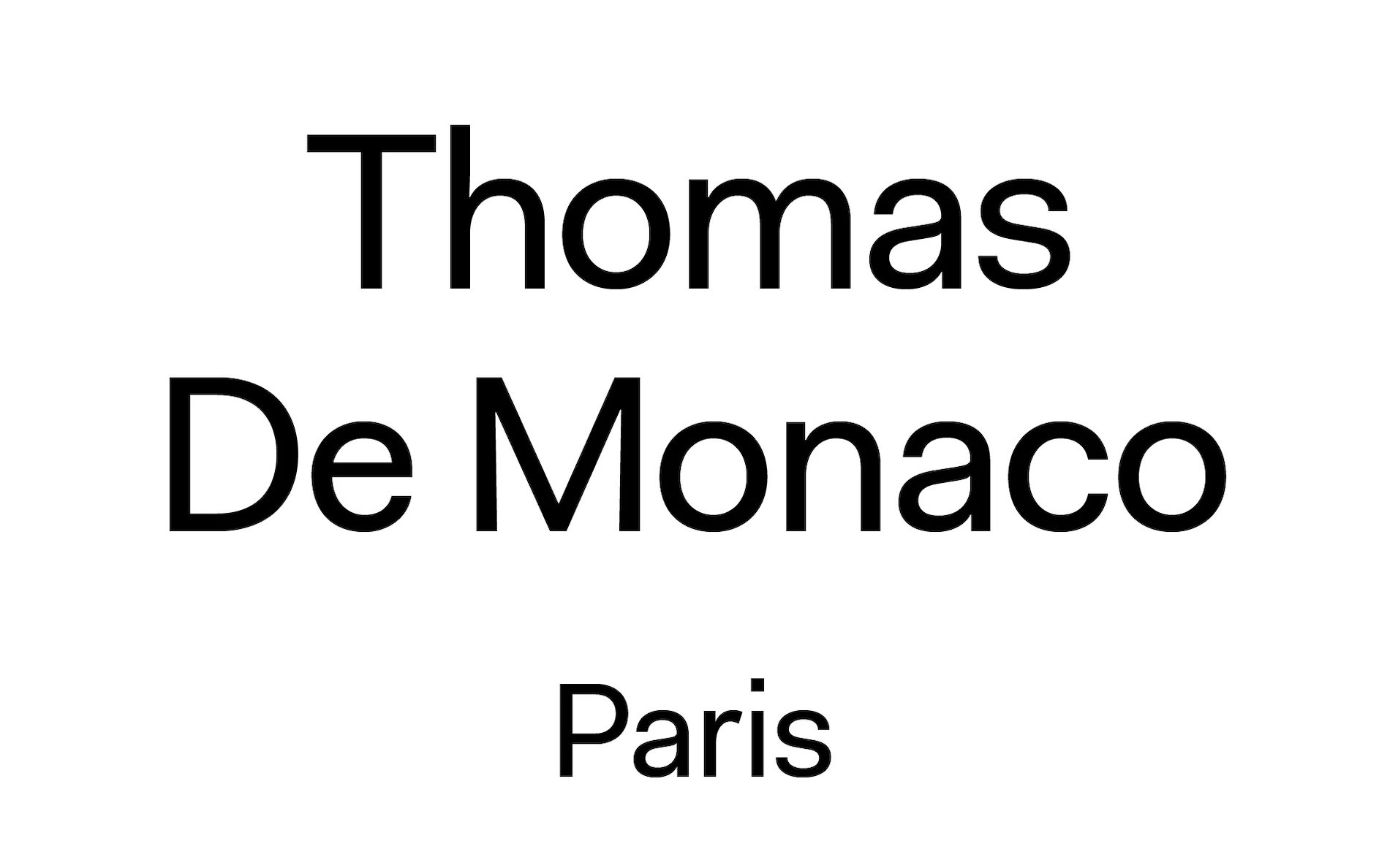 THOMAS DE MONACO PARFUMS